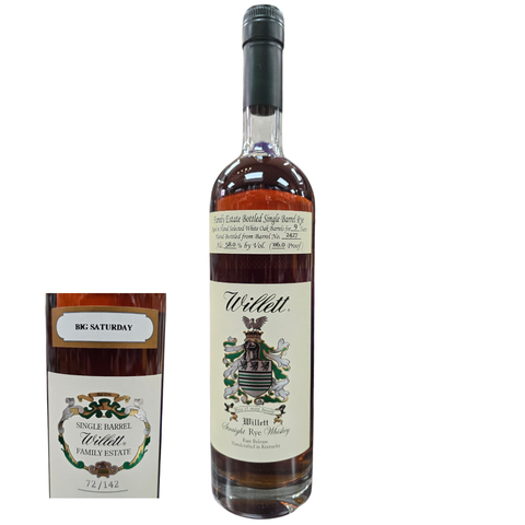 Willett Family Estate 9 Year Old #2427 Big Saturday Rye Whiskey 750ml