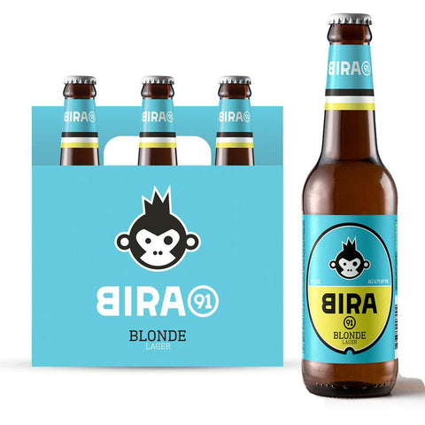 Bira 91 Blonde Lager Beer Bottle 6-Pack