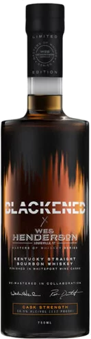 Blackened x Wes Henderson Kentucky Straight Bourbon Whiskey 750ml