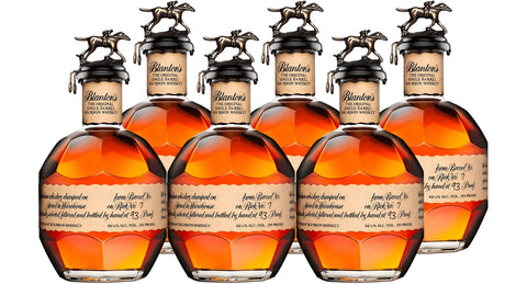 Blanton's The Original Single Barrel Kentucky Straight Bourbon Whiskey 750ml Bottle 6-Pack