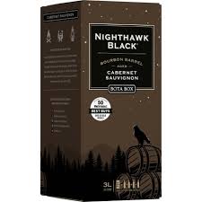 Bota Box Nighthawk Black Bourbon Barrel Aged Cabernet Sauvignon 3Lt