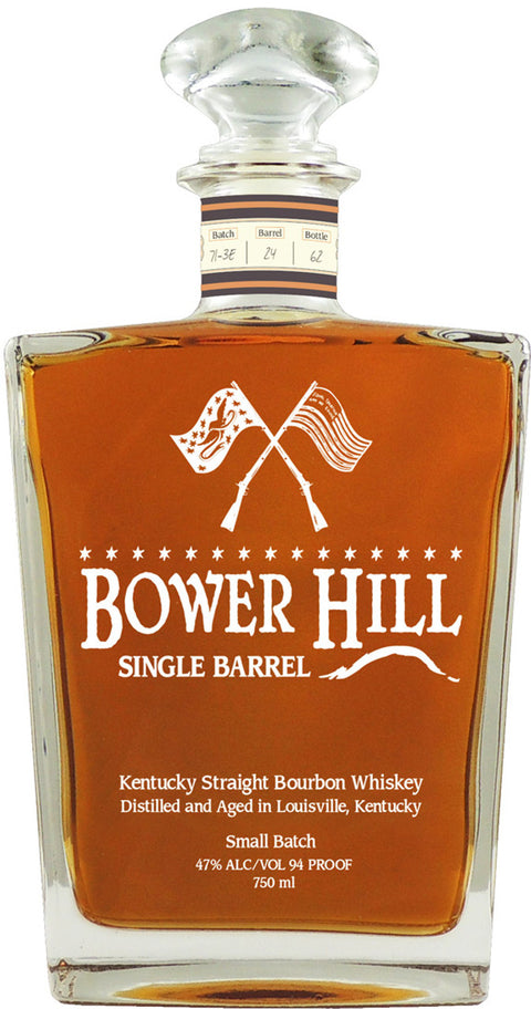 Bower Hill Single Barrel Straight Bourbon Whiskey 750ml