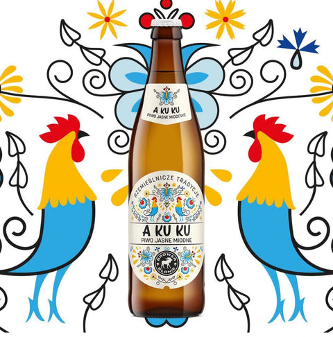 Browar Blonie A Ku Ku Lager Honey Beer 500ml