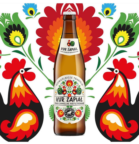Browar Blonie Kur Zapial Lager Beer 500ml