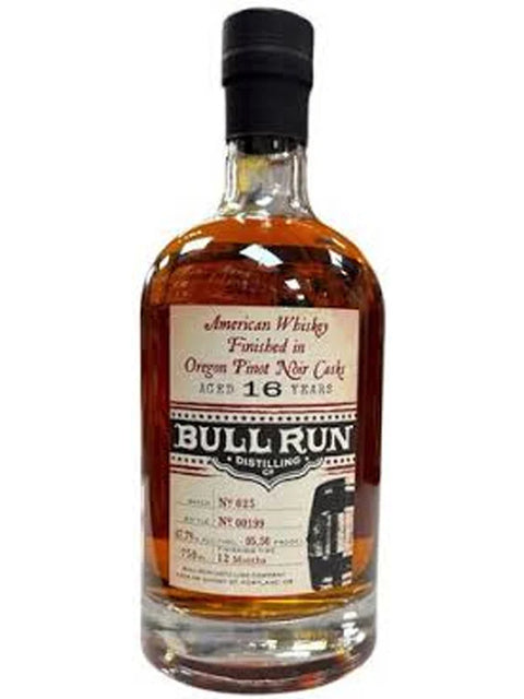 Bull Run Pinot Noir Finish 16 Year Old American Whiskey 750ml