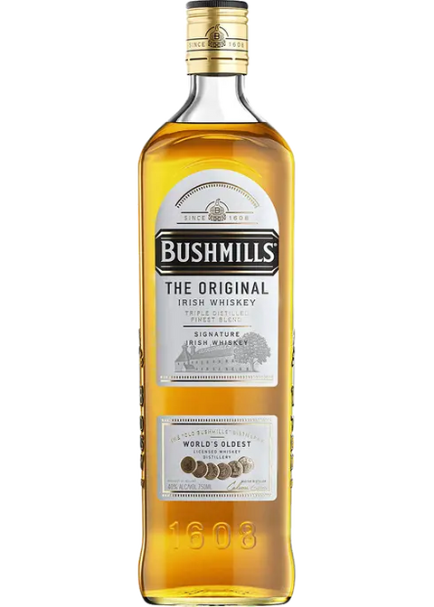 Bushmills Original Triple Distilled Smooth & Mellow Blended Irish Whiskey 750ml