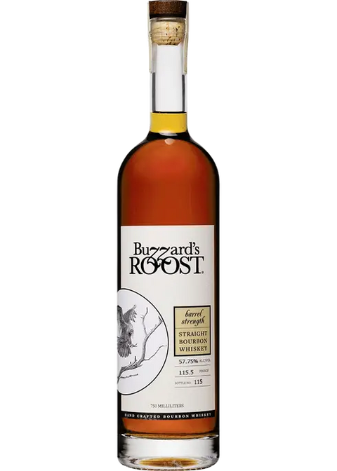 Buzzard's Roost Barrel Strength Straight Bourbon Whiskey 750ml