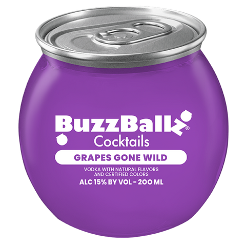 Buzzballz Cocktails Grape Gone Wild Cocktail 200ml