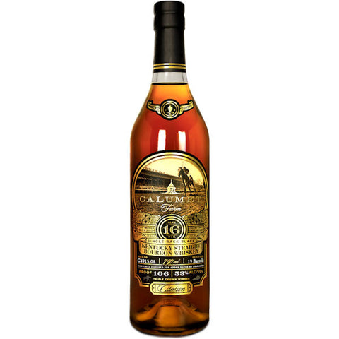 Calumet Farm Single Rack Black 16 Year Old Kentucky Straight Bourbon Whiskey 750ml