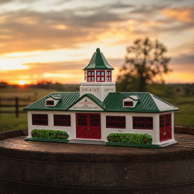 Calumet Farm 100th Anniversary Ceramic Decanter Bourbon Whiskey