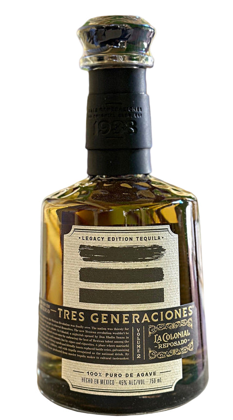 Casa Sauza Tres Generaciones Legacy Edition La Colonial Volume 2 Reposado Tequila 750ml