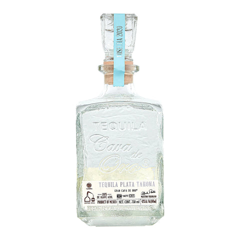 Cava de Oro Tahona Plata Tequila 750ml