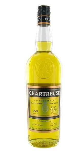 Chartreuse Jaune Yellow Liqueur 750ml