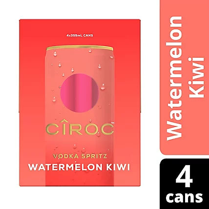 Ciroc Watermelon Kiwi Vodka Spritz 4-Pack Can