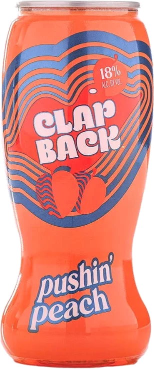 Clapback Pushin' Peach 375ml