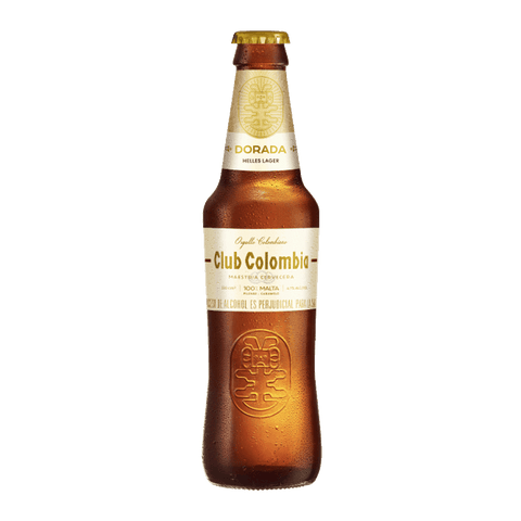 Club Colombia Dorada Golden Lager Beer Bottle 6-Pack