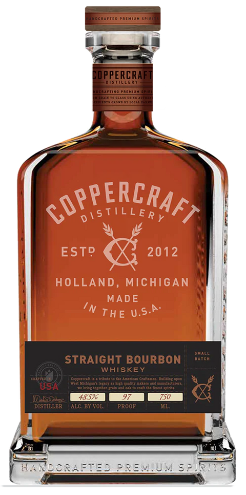 Coppercraft Straight Bourbon Whiskey 750ml