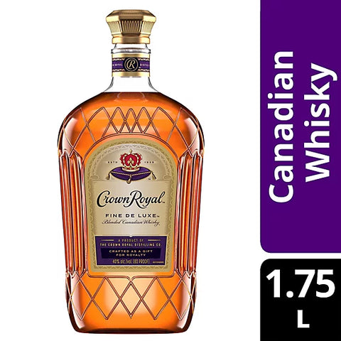 Crown Royal Fine Deluxe Blended Canadian Whisky 1.75Lt