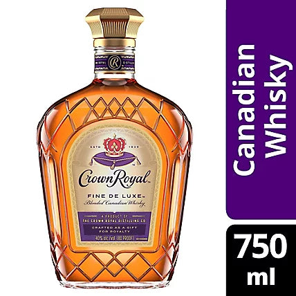 Crown Royal Fine Deluxe Blended Canadian Whisky 750ml