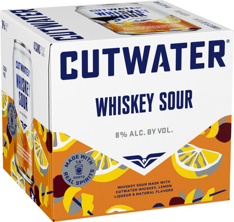 Cutwater Spirits Whisky Sour Cocktail 4-Pack Can