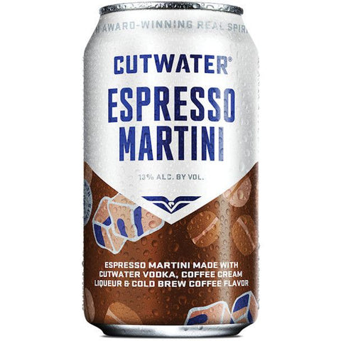 Cutwater Espresso Martini Cocktail Can 12-Oz