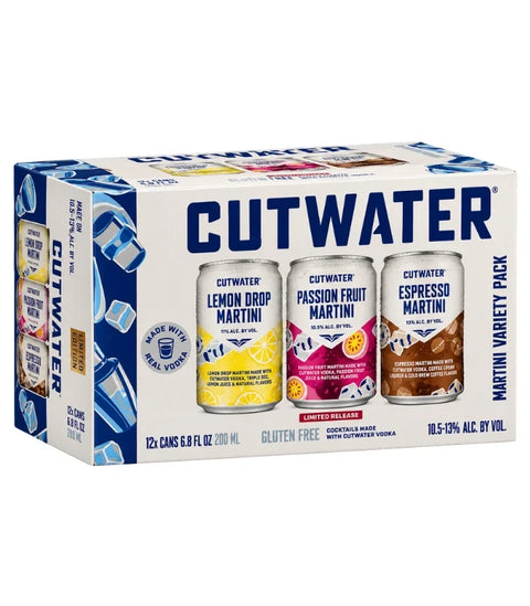 Cutwater Spirits Martini Variety Can 12-Pack