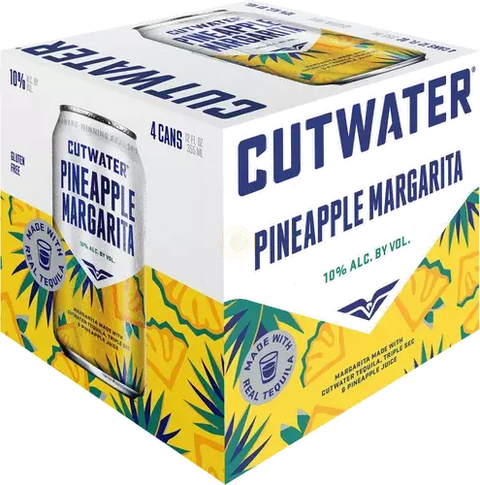 Cutwater Spirits Pineapple Margarita 4-Pack Can