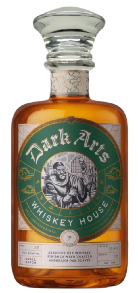 Dark Arts Whiskey House Amburana Oak Stave Straight Rye Whiskey 750ml