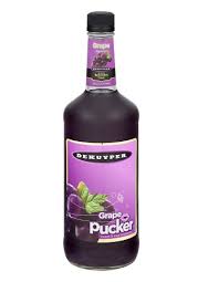 De Kuyper Pucker Grape Schnapps Liqueur 1Lt
