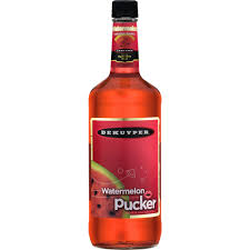 De Kuyper Pucker Watermelon Schnapps Liqueur 1Lt