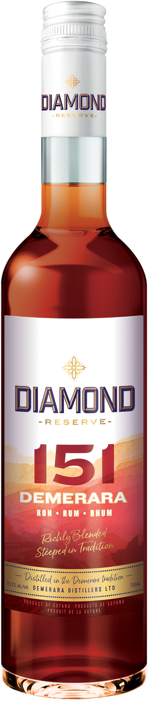 Diamond Reserve 151 Dark Rum 750ml