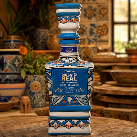 Dinastia Real Blue Ceramic Extra Anejo Tequila 750ml