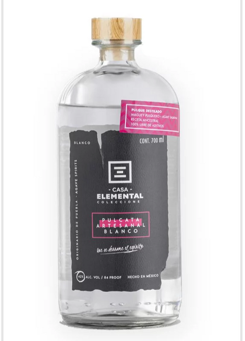 Distilled Pulque Pulcata Blanco Tequila 700ml