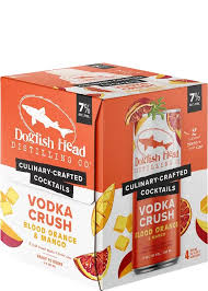 Dogfish Head Blood Orange & Mango Vodka Crush Cocktail 4-Pack Can