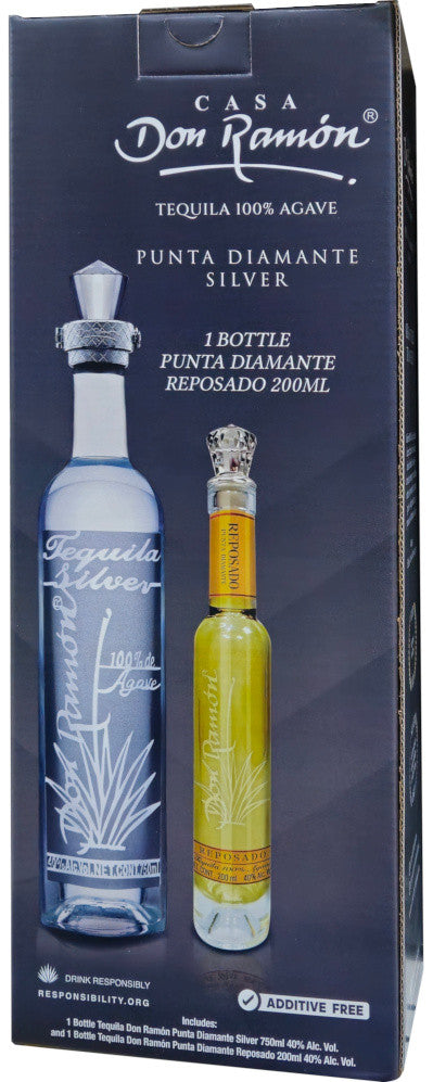 Don Ramon Blanco Tequila 750ml With Reposado tequila 200ml Gift Pack