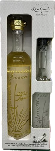 Don Ramon Reposado Tequila 750ml With Blanco tequila 200ml Gift Pack
