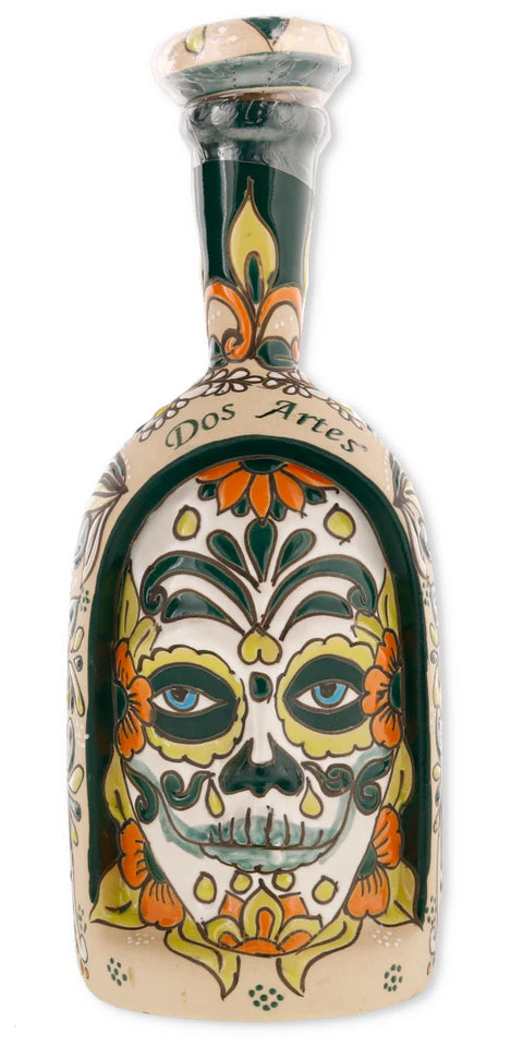 Dos Artes Day of the Dead Skull Reposado Tequila 1Lt