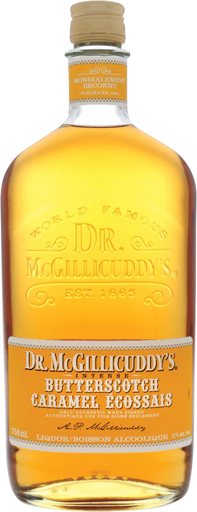 Dr. McGillicuddy's Intense Butterscotch Schnapps Liqueur 750ml