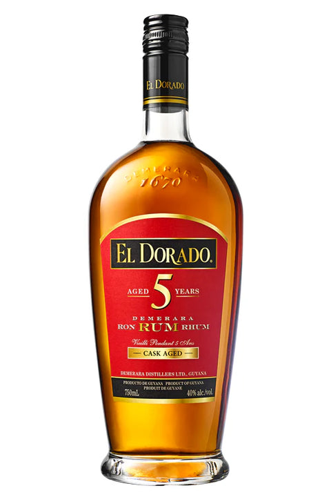 El Dorado Fine Cask 5 Year Old Aged Rum 750ml