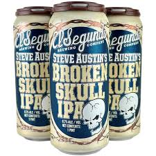 El Segundo Brewing Co. Steve Austin's Broken Skull IPA Beer 16-Oz Can 4-Pack