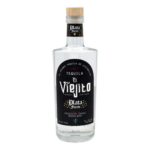 El Viejito Plata Fuerte Tequila 750ml
