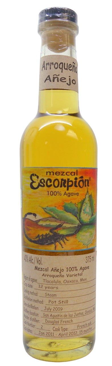 Escorpion Arroqueno Anejo Mezcal 375ml