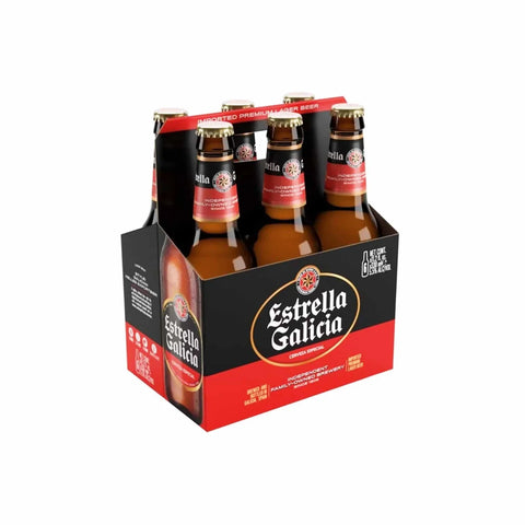 Estrella Galicia Especial Cerveza 11.2-Oz Bottle 6-Pack