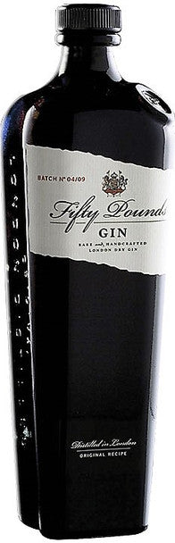 Fifty Pounds London Dry Gin 750ml