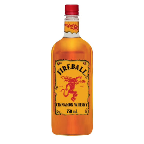 Fireball Cinnamon Whisky Plastic Bottle 750ml