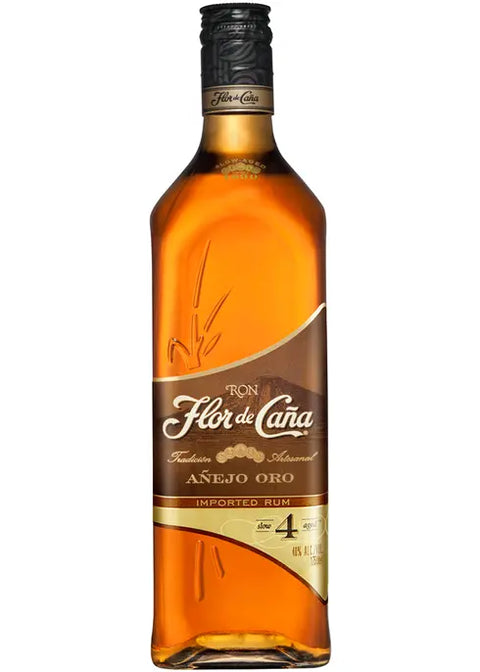 Flor de Cana Anejo Oro 4 Year Old Gold Rum 750ml