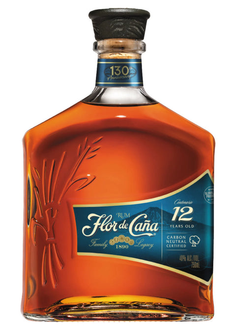 Flor de Cana Centenario 12 Year Old Rum 750ml