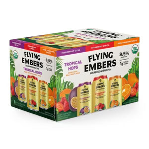 Flying Embers Hard Kombucha Seasonal Variety 6-Pack Can