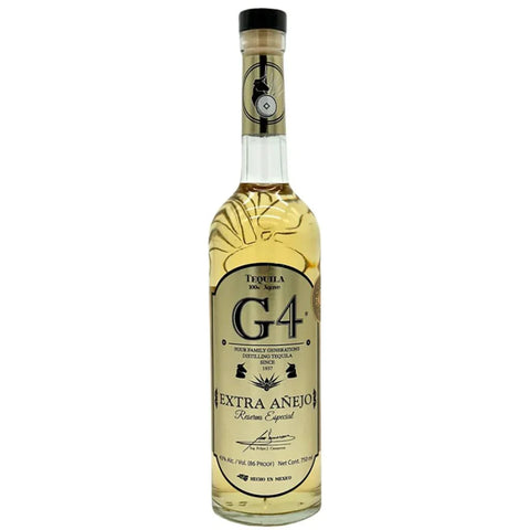 G4 6 Year Old 86 Proof Extra Anejo Tequila 750ml