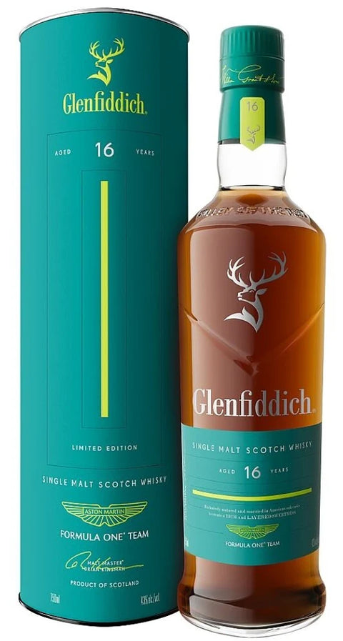 Glenfiddich Aston Martin Formula One 16 Year Old Single Malt Scotch Whisky 750ml